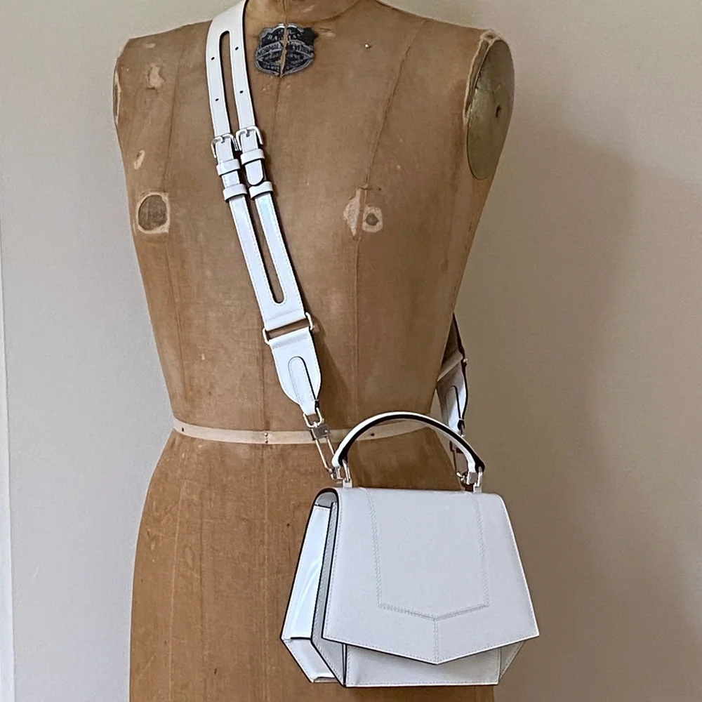 Byredo New Crossbody White Leather Shoulder Bag
